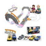9.86ft 2-in-1 Slot Car Track Sets Toy - With 4