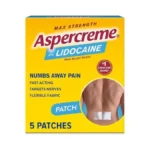 Aspercreme Max Strength Lidocaine Pain Relief Patch (5 Count) For