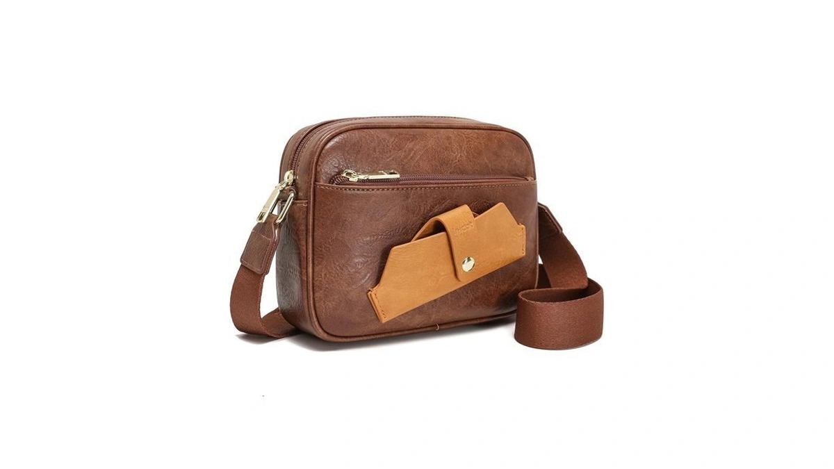 Haytijoe Small Crossbody Bag For Women, Lightweight Vegan Leather Purse