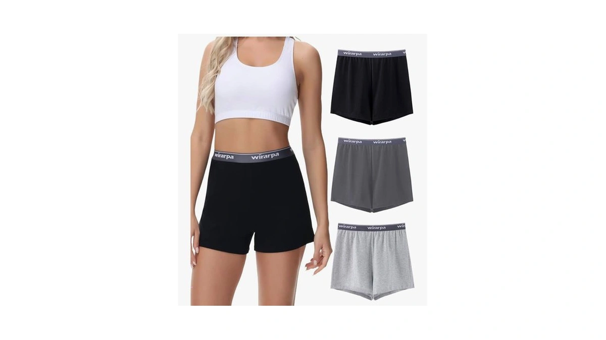 Wirarpa Women's Cotton Sleep Shorts Comfywear Multicolor Lounge Pajama Shorts