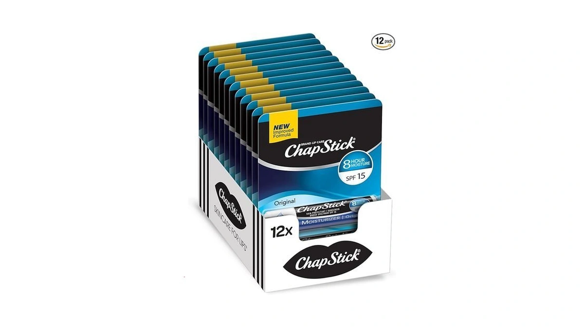 Chapstick Moisturizer Original Lip Balm Tubes, Spf 15 And Skin