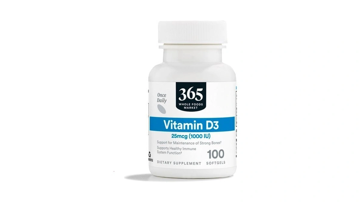 365 By Whole Foods Market, Vitamin D3 Softgels, 1000 Iu,