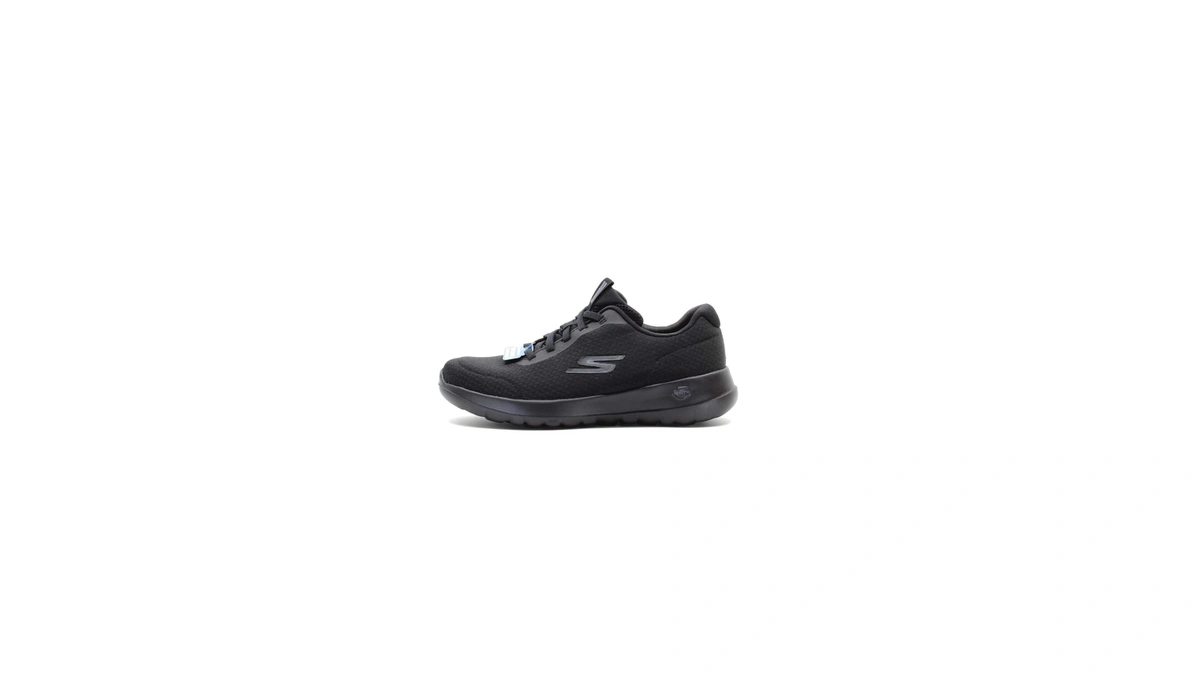 Skechers Women's Go Walk Joy - Ecstatic Sneaker, Black, 10.5