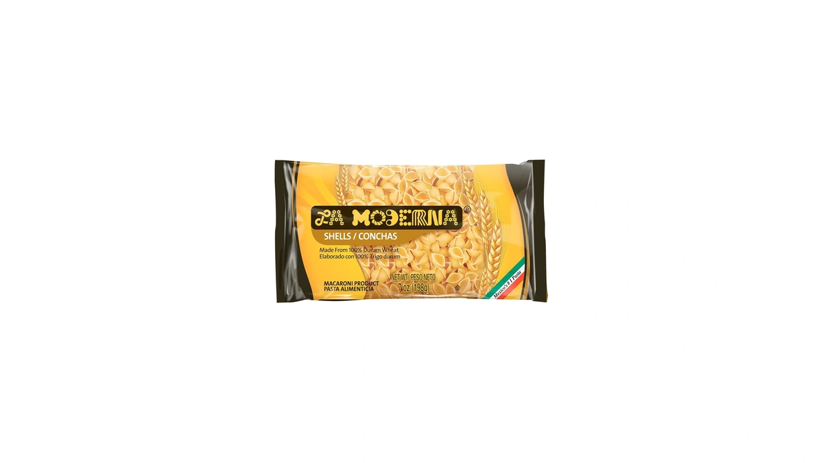 La Moderna, Shells, Made With Durum Wheat Semolina, Enriched With