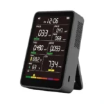 Professional Indoor Air Quality Monitor With Aqi Alerts, Portable Real-time