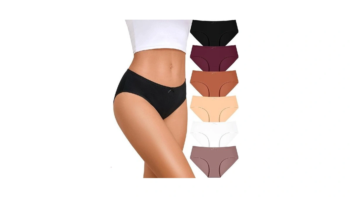 Ready To Love Womens Cotton Hipster Panties Soft Breathable Cheeky