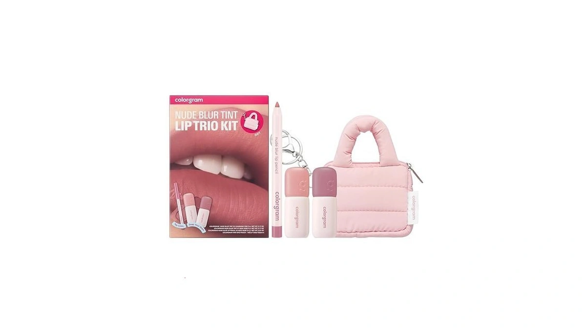 Colorgram Nude Blur Tint Lip Trio Kit 01 Cool Kit