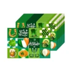 50 Pack Disposable Paper Placemats Shamrock St. Patrick's Day Placemats