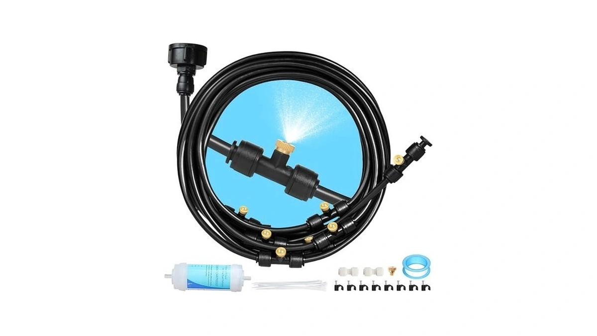 Eledom 35ft Mister For Outside Patio Misting Cooling System, 35ft