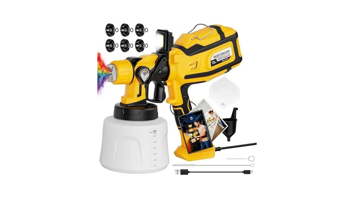 Paint Sprayer For House Painting, 1000w Paint Sprayers With 47oz