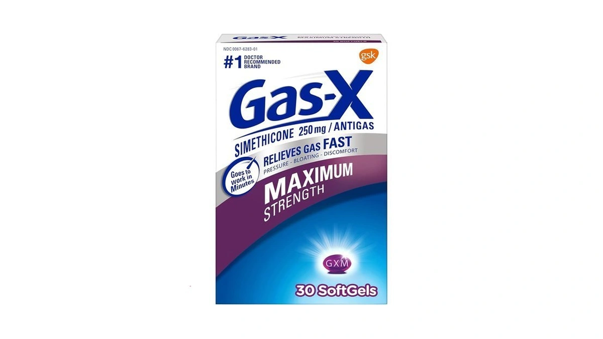 Gas-x Maximum Strength Gas Relief Softgels With Simethicone 250 Mg