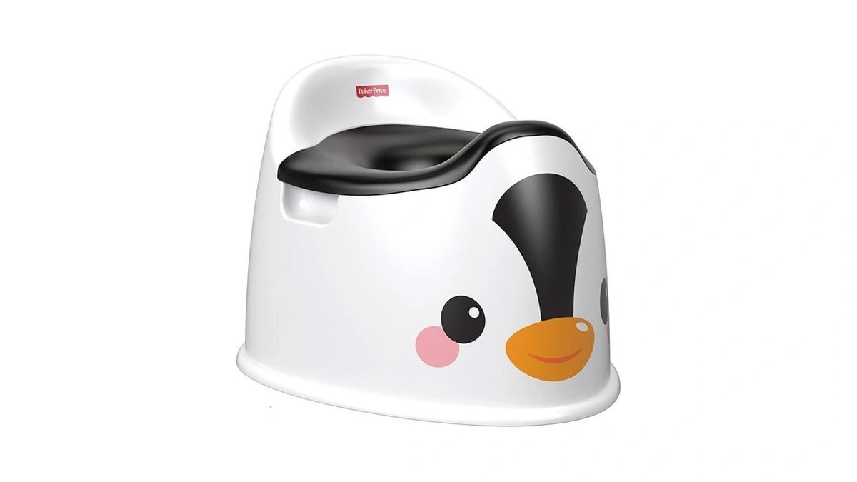 Fisher-price™ Toddler Toilet Penguin Potty Training Seat, Portable Chair With