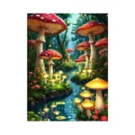 Camocin Diamond Art Kits For Adults Mushroom, 5d Stream Diamond