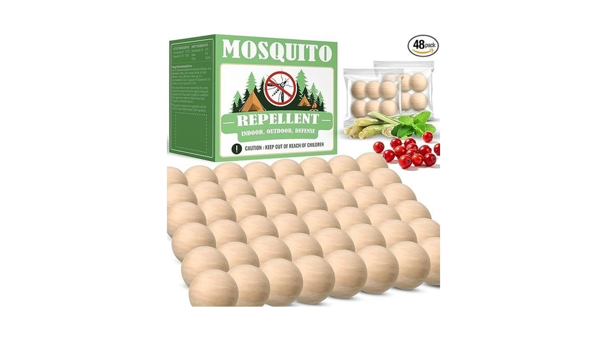 Mosquito Repellent For Patio 48 Balls - Natural Mosquito Repellent