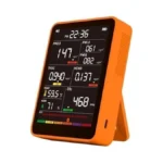 Professional Indoor Air Quality Monitor With Aqi Alerts, Portable Real-time