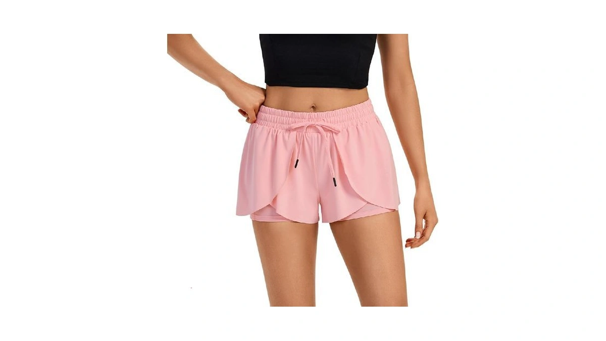 Flowy Running Shorts For Women Workout Athletic Gym Yoga Sport