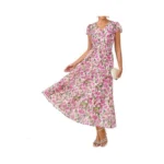 Grace Karin Women Summer Dress,maxi Floral Dresses,v Neck Wedding Guest