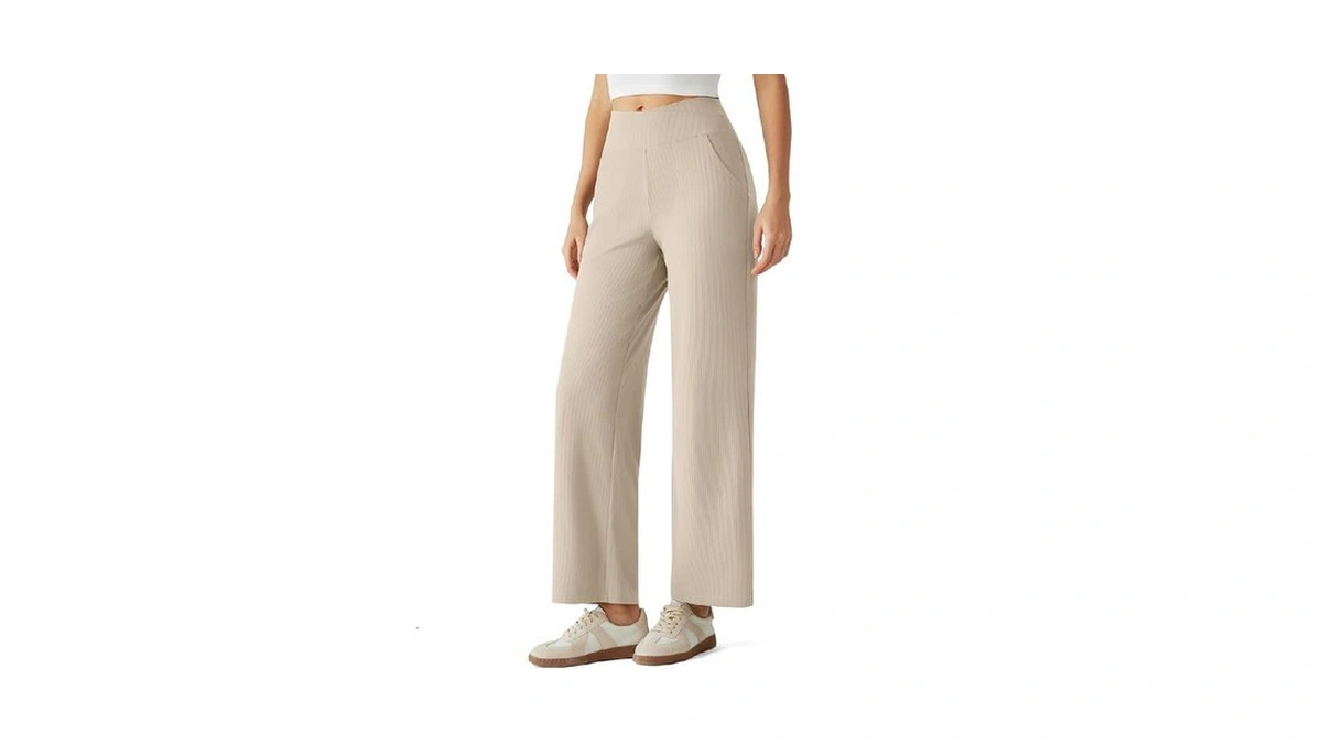 G4free Women's Wide Leg Pants Ankle Length Wide Leg Trousers