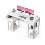 Happymont 48" Small Gaming Desk With Drawers, Home Office Computer