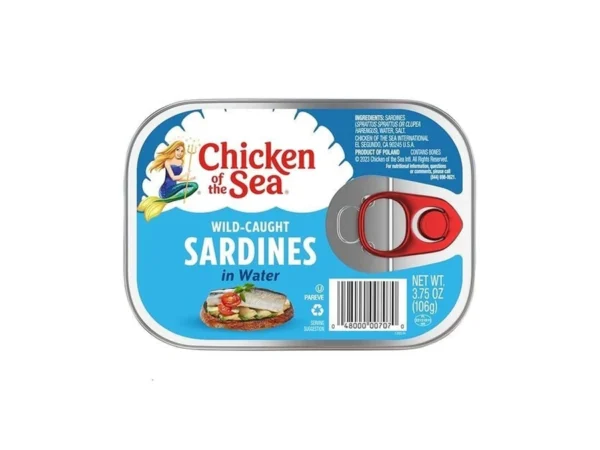 Chicken Of The Sea Sardines In Water, 3.75 Ounce Can