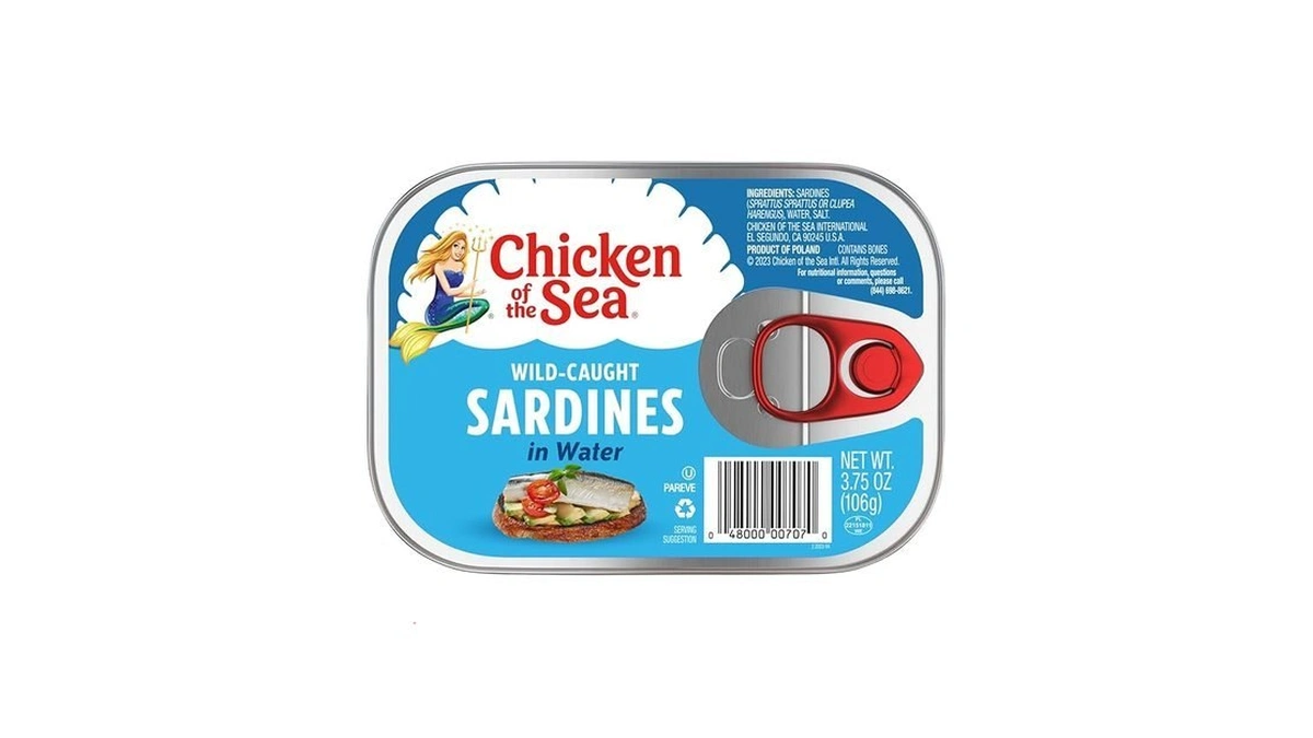 Chicken Of The Sea Sardines In Water, 3.75 Ounce Can
