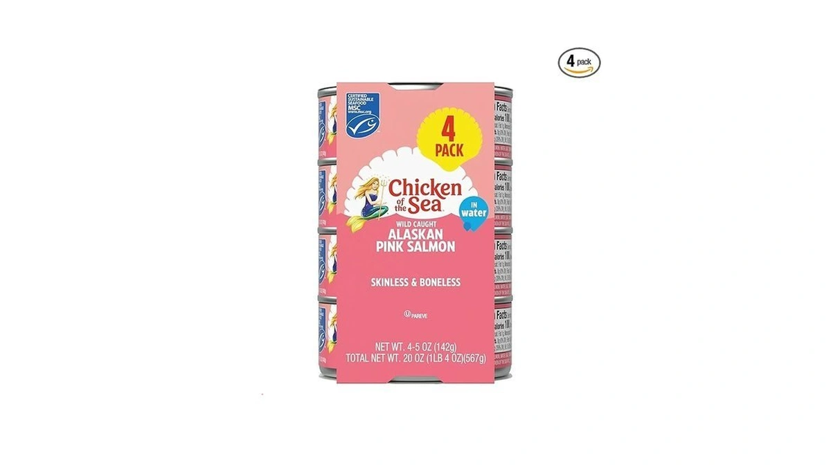Chicken Of The Sea Alaskan Pink Canned Salmon In Water,