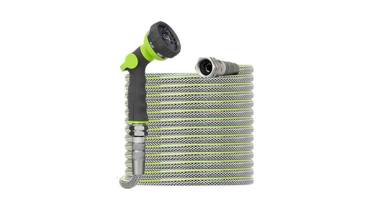 50 Ft Non-expandable Garden Hose – Heavy Duty Flexible Water
