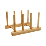 Natural Bamboo Ceramic Pot Tray Heat Bowls Insulation Pad, Durable