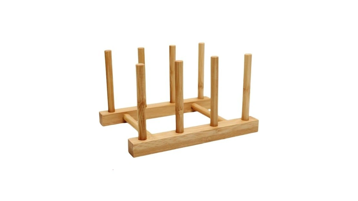 Natural Bamboo Ceramic Pot Tray Heat Bowls Insulation Pad, Durable