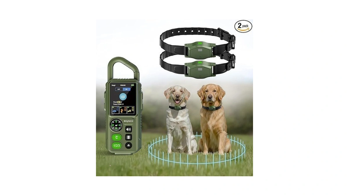 Wireless Dog Fence - Portable Electric Dog Fence With Remote