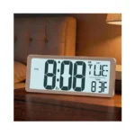 Tempospark Digital Clock Battery Operated With Backlight,14.2" Digital Wall Clocks