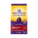 Wellness Complete Health Adult Dry Dog Food, Wholesome Grain Kibble,