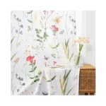 Youleyar Floral Curtains 63 Inches Long For Living Room 2