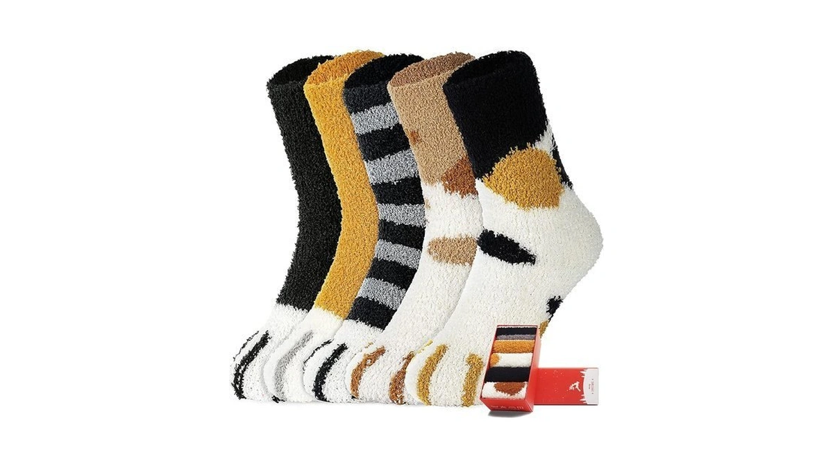 Iceivy Socks Women, Soft Knit Wool Winter Thick Warm Cabin