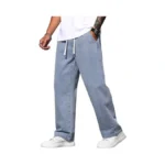 Qgrswbc Men's Casual Jeans Regular Fit Denim Pants Straight Leg