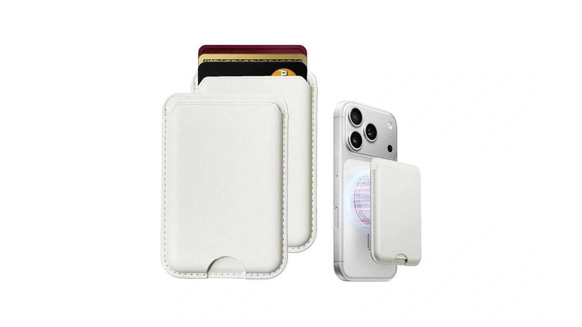 Hbypro Leather Magnetic Wallet 2-pack Cell Phone Card Holder For