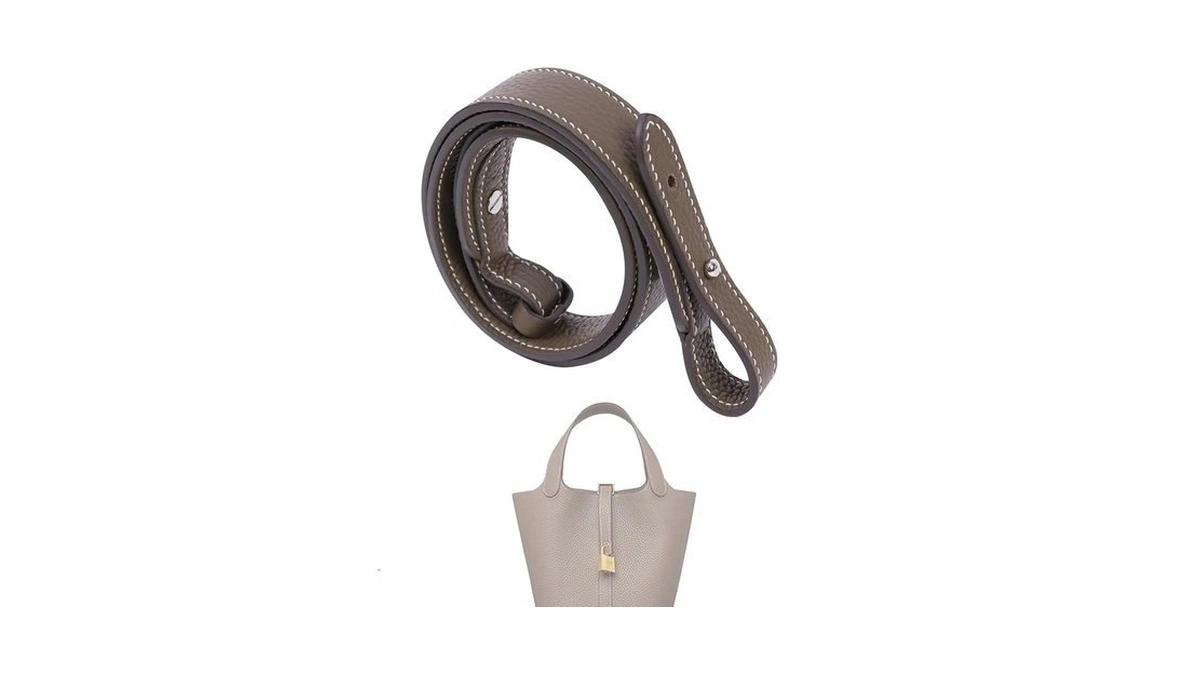 Xyjg Tc Leather Strap For Hermes Picotin/lindy/evelyne Bag, Multi Length
