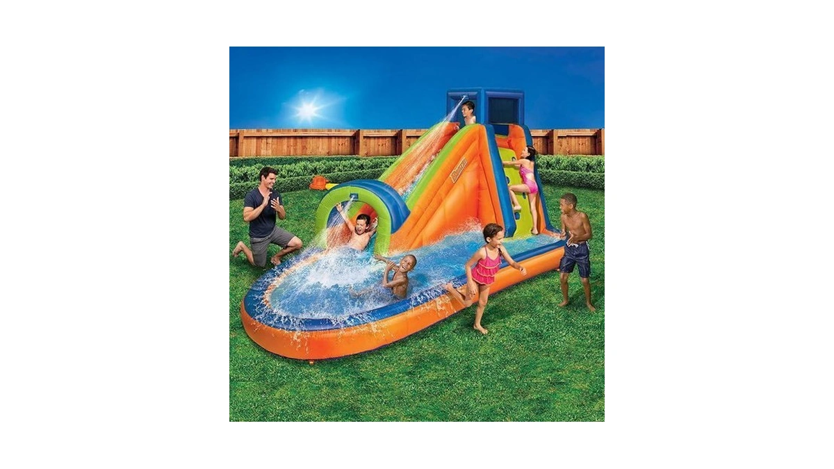 Banzai Pipeline Water Park Toy, Length: 14 Ft 7 In,