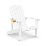 Y&m Adirondack Chair, White Fire Pit Chairs, Outdoor Patio Chairs