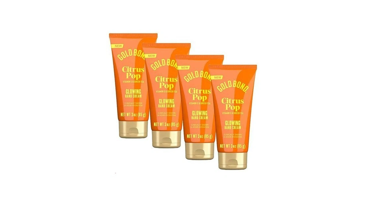 Gold Bond Citrus Pop Glowing Hand Cream Set With Vitamin