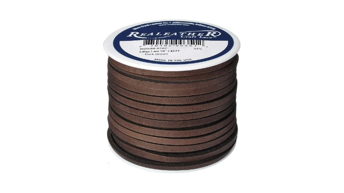 Silver Creek Leather Co Realeather Latigo Leather Lace For Crafts