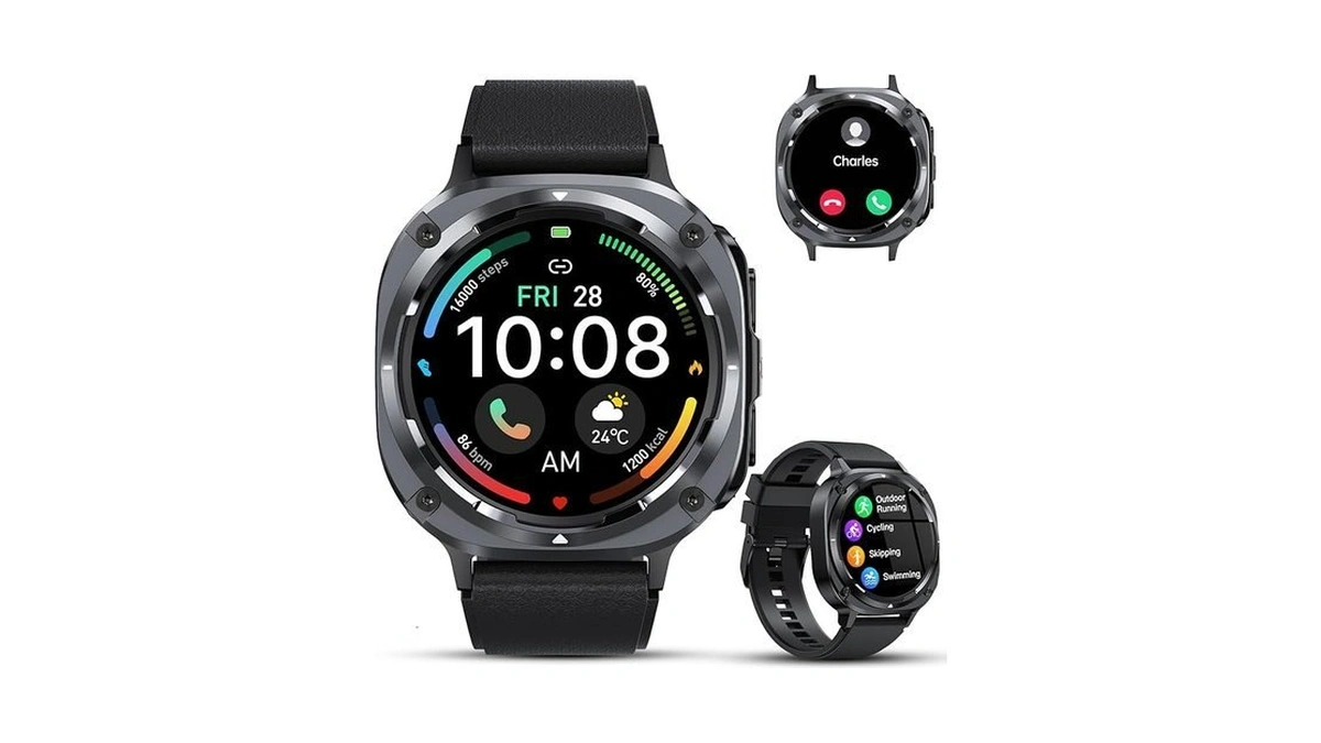 Military Smart Watches For Men(answer/make Calls), 1.39" Hd Fitness Watch,