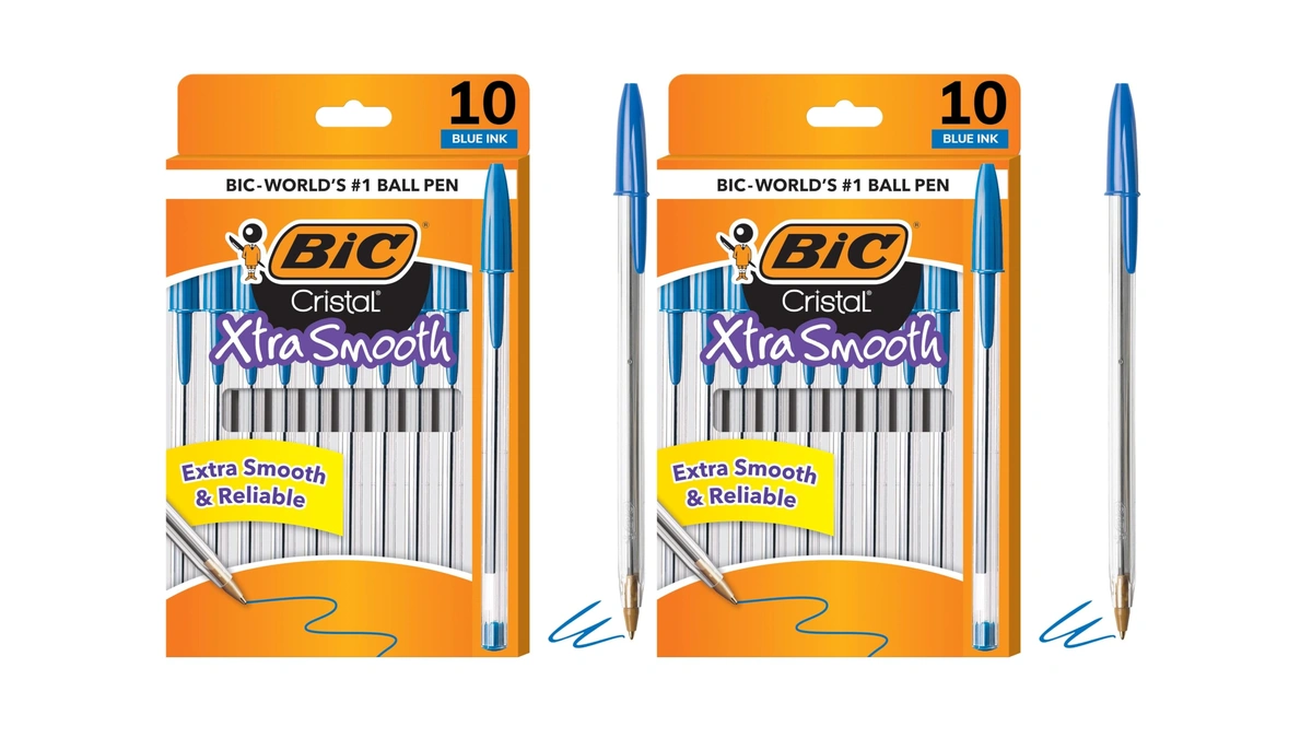 Bic Ballpoint Pen, Medium Point, Blue | Cristal Xtra Smooth