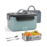 Wisakey Cordless Electric Lunch Box For Adults, 7.6 Cups Heated