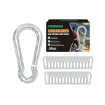 Prowin 30pcs M6 Heavy Duty Carabiner Clips, 530 Lbs Capacity