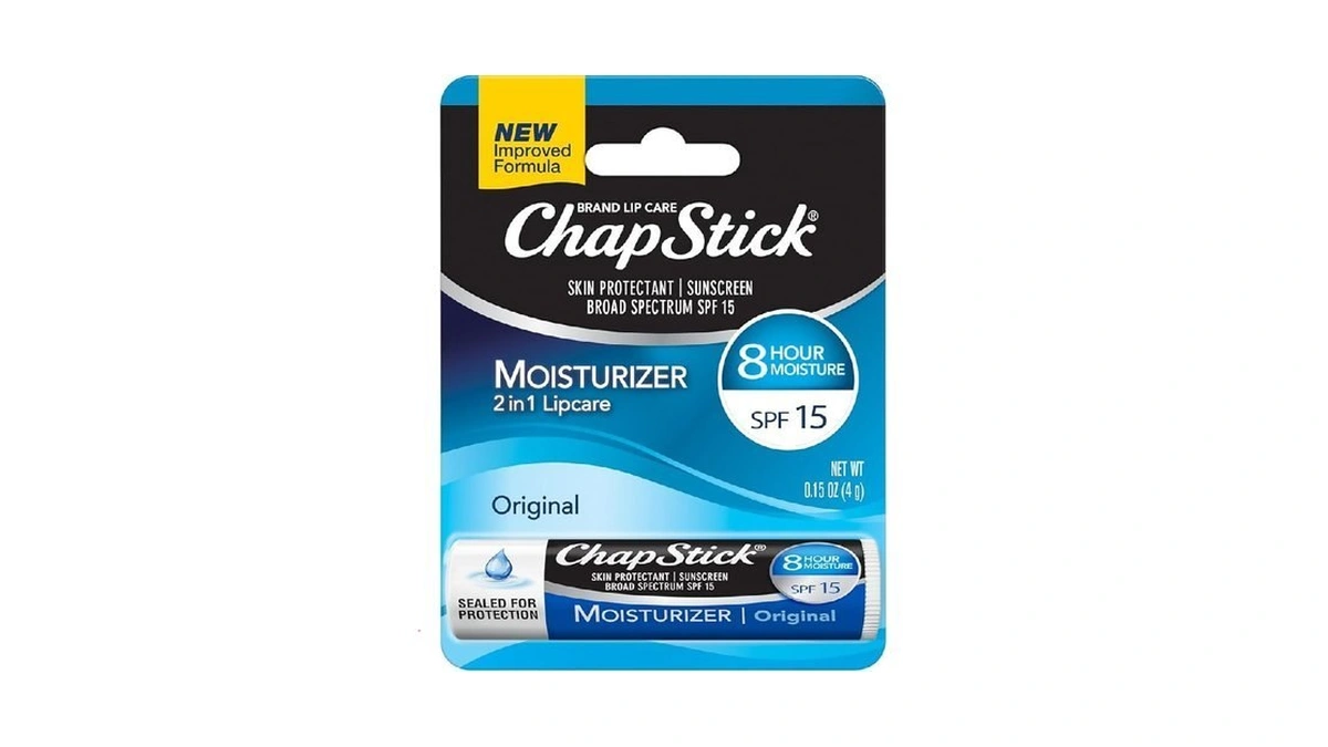 Chapstick Moisturizer Original Lip Balm Tube, Spf 15 And Skin