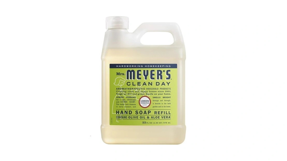 Mrs. Meyer's Clean Day Hand Soap Refill, Lemon Verbena Scent,