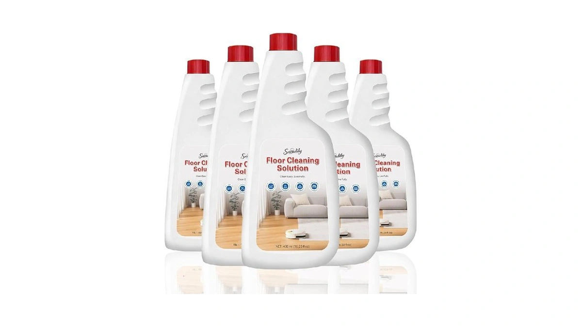 Snowlily 5 Pack Floor Cleaner Solution For Hardwood & Tile