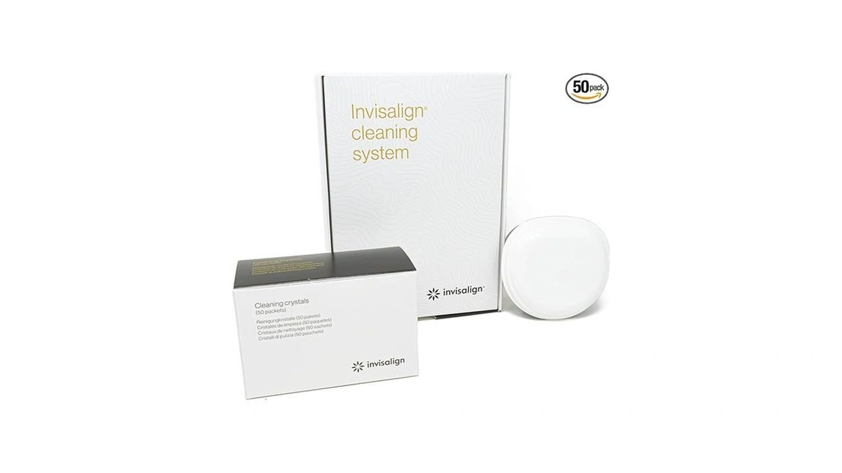 Invisalign Cleaning Crystals For Clear Aligners And Retainers With Tub,
