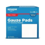 Amazon Basic Care Gauze Pads, 4x4" Sterile Medical Wound Dressing